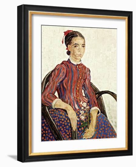 La Mousme, 1888-Vincent van Gogh-Framed Giclee Print