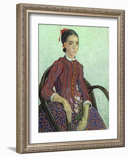 La Mousme, 1888-Vincent van Gogh-Framed Art Print