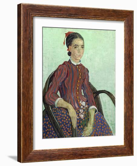 La Mousme, 1888-Vincent van Gogh-Framed Art Print