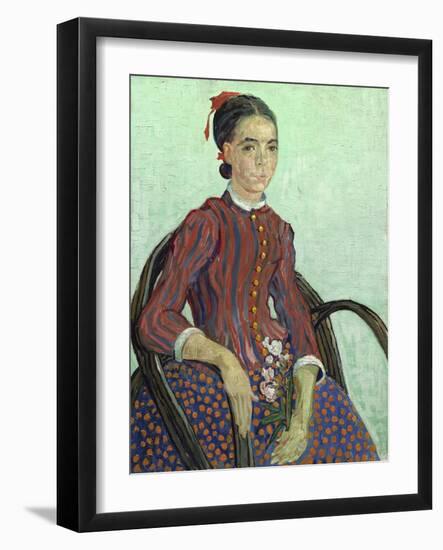 La Mousme, 1888-Vincent van Gogh-Framed Art Print