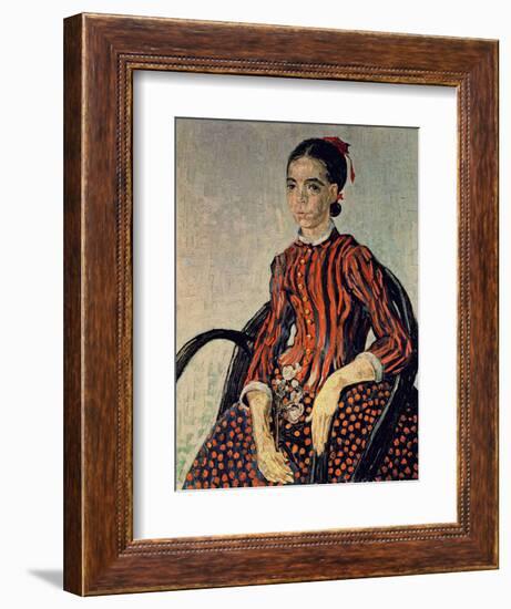 La Mousme, 1888-Vincent van Gogh-Framed Giclee Print