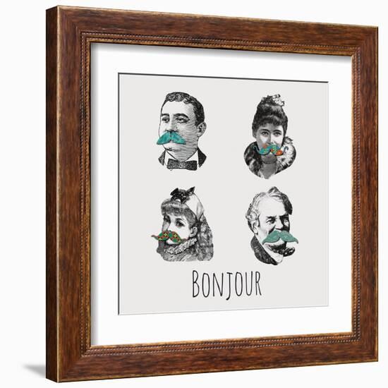 La Moustache II-Clara Wells-Framed Art Print