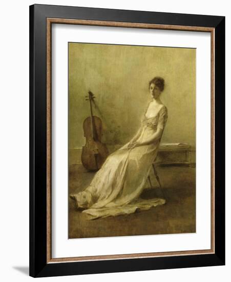 La Musicienne-Thomas Wilmer Dewing-Framed Giclee Print