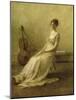 La Musicienne-Thomas Wilmer Dewing-Mounted Giclee Print