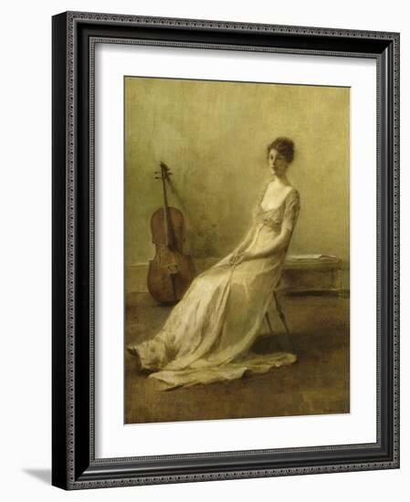 La Musicienne-Thomas Wilmer Dewing-Framed Giclee Print
