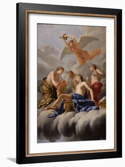 La Naissance de l'Amour-Eustache Le Sueur-Framed Giclee Print