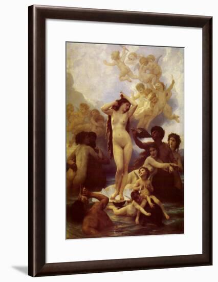 La Naissance de Venus-William Adolphe Bouguereau-Framed Art Print