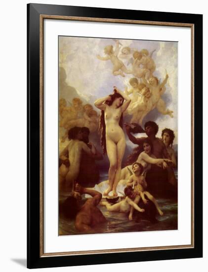 La Naissance de Venus-William Adolphe Bouguereau-Framed Art Print