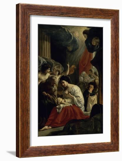 La  Nativité de la Vierge-Mathieu Le Nain-Framed Giclee Print