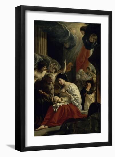 La  Nativité de la Vierge-Mathieu Le Nain-Framed Giclee Print