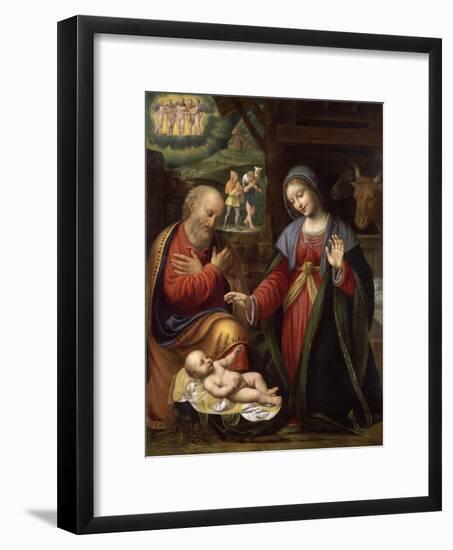 La Nativité-Bernardino Luini-Framed Giclee Print