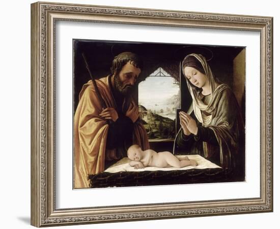 La Nativité-Lorenzo Costa-Framed Giclee Print