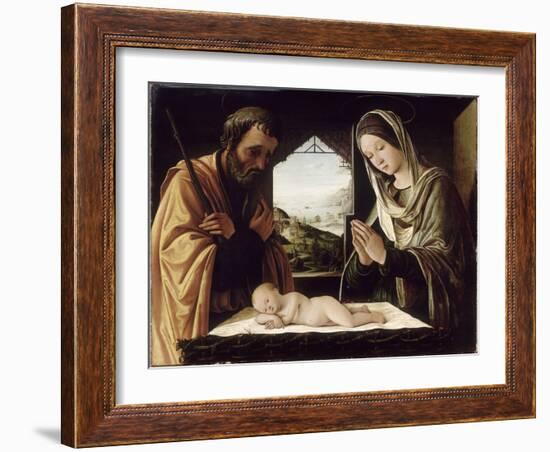 La Nativité-Lorenzo Costa-Framed Giclee Print