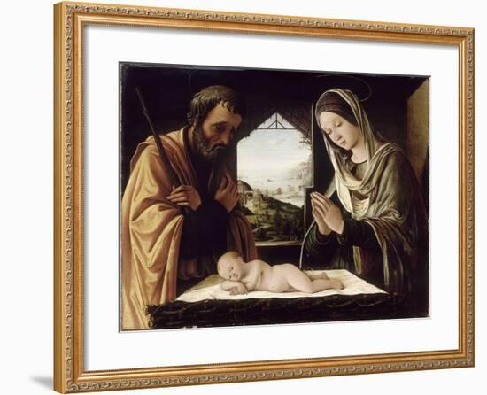 La Nativité-Lorenzo Costa-Framed Giclee Print