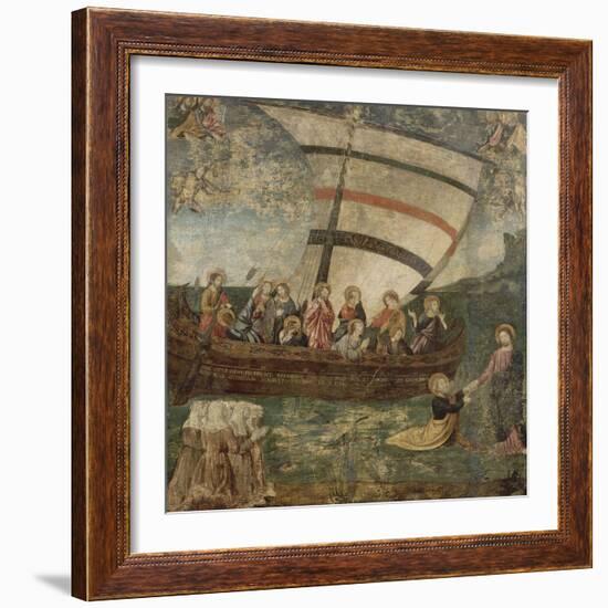 La "Navicella", d'après Giotto-Giotto di Bondone-Framed Giclee Print