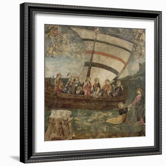 La "Navicella", d'après Giotto-Giotto di Bondone-Framed Giclee Print