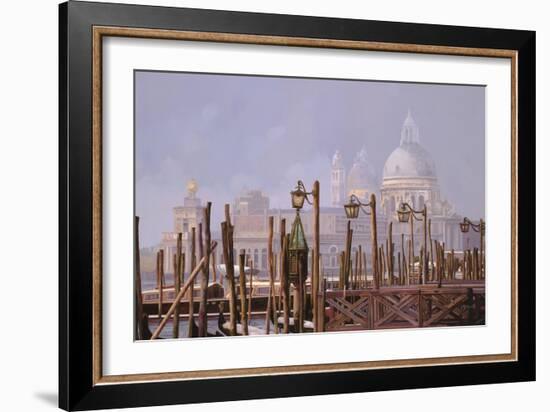 La Nebbia a Venezia-Guido Borelli-Framed Giclee Print