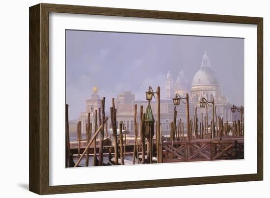 La Nebbia a Venezia-Guido Borelli-Framed Giclee Print