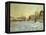 La neige a Argenteuil-snow in Argenteuil; 1875 Oil on canvas.-Claude Monet-Framed Premier Image Canvas