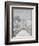 La neige à Louveciennes (Yvelines)-Alfred Sisley-Framed Premium Giclee Print