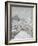La neige à Louveciennes (Yvelines)-Alfred Sisley-Framed Premium Giclee Print