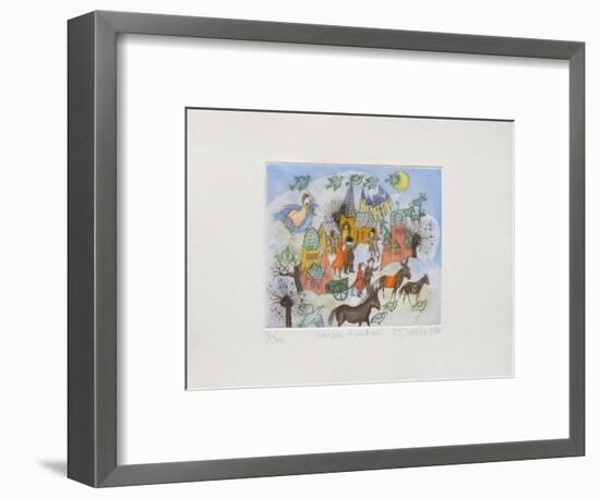 La Neige D'Antan-Françoise Deberdt-Framed Limited Edition