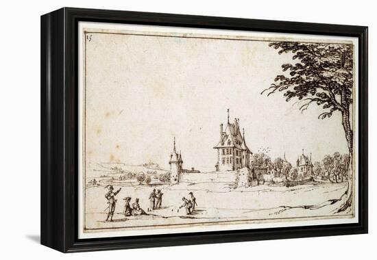 La Neuve Malgrange-Jacques Callot-Framed Premier Image Canvas