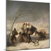 La Nevada or El Invierno, the Snowfall or Winter, 1786-7-Francisco de Goya-Mounted Giclee Print