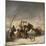 La Nevada or El Invierno, the Snowfall or Winter, 1786-7-Francisco de Goya-Mounted Giclee Print