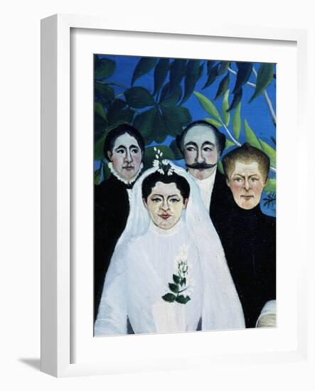 La Noce (The Wedding) (Detail)-Henri Rousseau-Framed Giclee Print