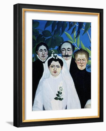 La Noce (The Wedding) (Detail)-Henri Rousseau-Framed Giclee Print