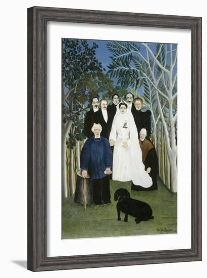 La Noce (The Wedding Party)-Henri Rousseau-Framed Giclee Print