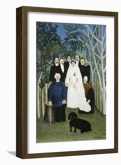 La Noce (The Wedding Party)-Henri Rousseau-Framed Giclee Print