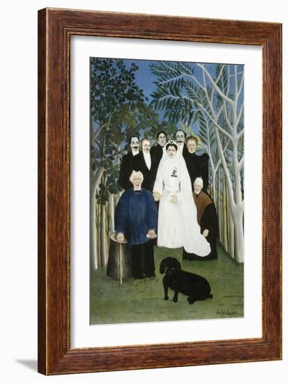 La Noce (The Wedding Party)-Henri Rousseau-Framed Giclee Print