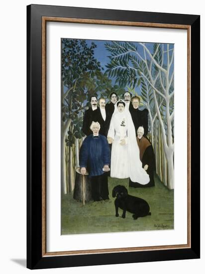 La Noce (The Wedding Party)-Henri Rousseau-Framed Giclee Print