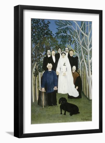 La Noce (The Wedding Party)-Henri Rousseau-Framed Giclee Print