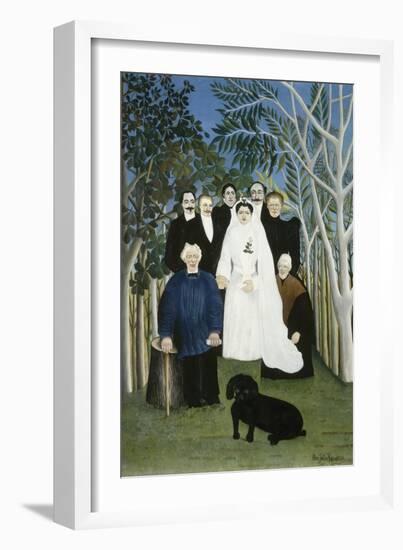 La Noce (The Wedding Party)-Henri Rousseau-Framed Giclee Print