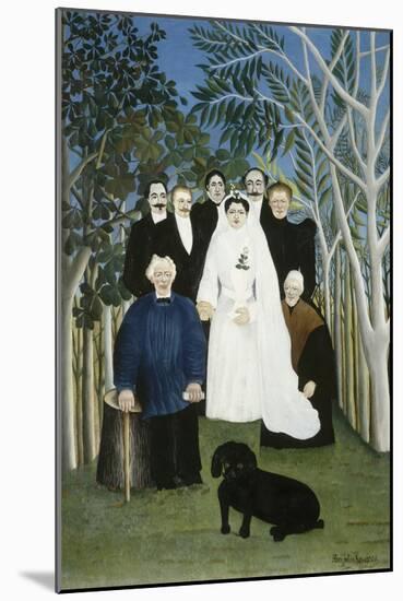 La Noce (The Wedding Party)-Henri Rousseau-Mounted Giclee Print