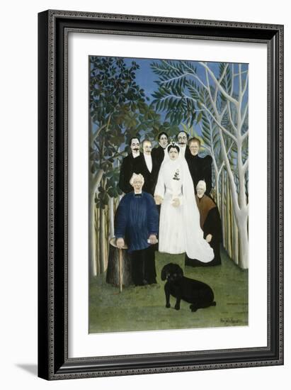 La Noce (The Wedding Party)-Henri Rousseau-Framed Giclee Print