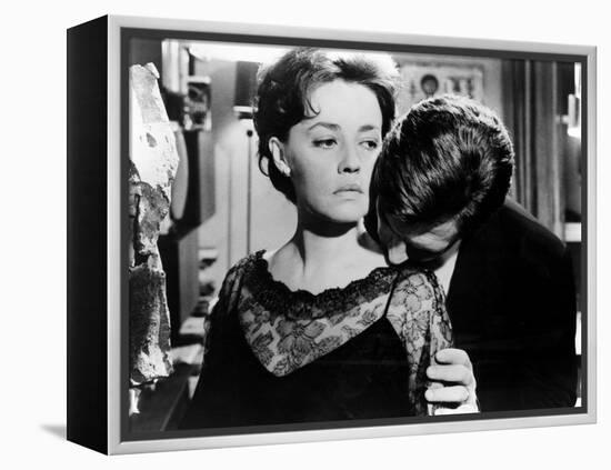 La Notte, Jeanne Moreau, Marcello Mastroianni, 1961-null-Framed Stretched Canvas