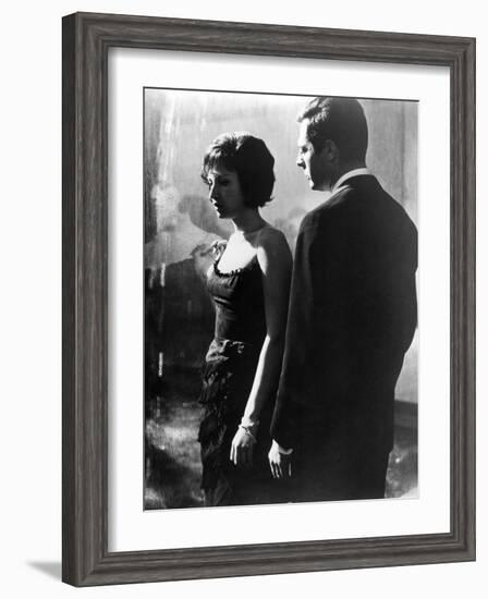 La Notte, Monica Vitti, Marcello Mastroianni, 1961-null-Framed Photo