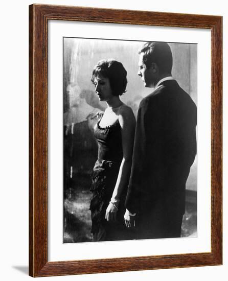 La Notte, Monica Vitti, Marcello Mastroianni, 1961-null-Framed Photo