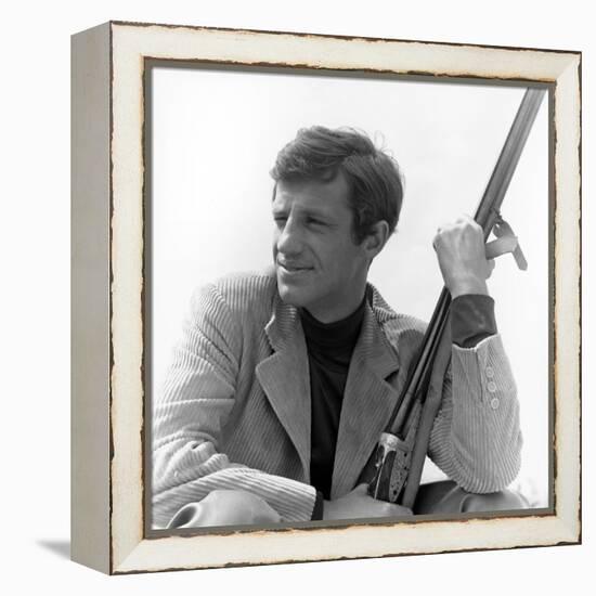 La Novice by Alberto Lattuada with Jean-Paul Belmondo, 1961 (b/w photo)-null-Framed Stretched Canvas