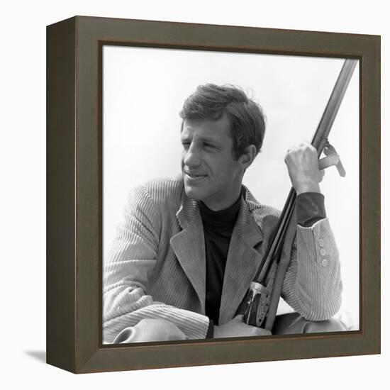 La Novice by Alberto Lattuada with Jean-Paul Belmondo, 1961 (b/w photo)-null-Framed Stretched Canvas