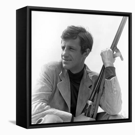 La Novice by Alberto Lattuada with Jean-Paul Belmondo, 1961 (b/w photo)-null-Framed Stretched Canvas