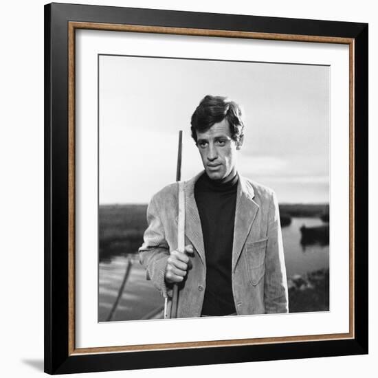 La Novice by Alberto Lattuada with Jean-Paul Belmondo, 1961 (b/w photo)-null-Framed Photo