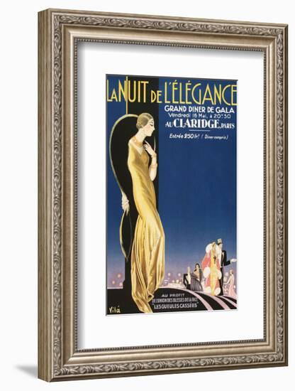 La Nuit de L'Elegance-Vintage Posters-Framed Giclee Print