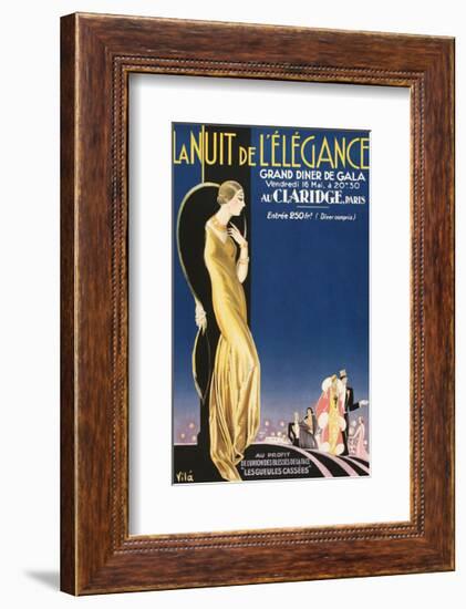 La Nuit de L'Elegance-Vintage Posters-Framed Giclee Print