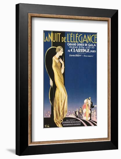 La Nuit de L'Elegance-Vintage Posters-Framed Giclee Print