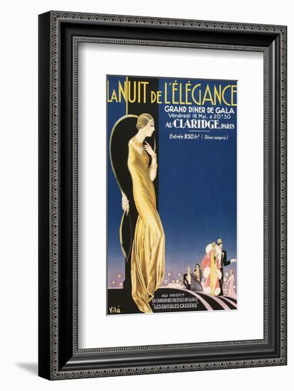 La Nuit de L'Elegance-Vintage Posters-Framed Giclee Print